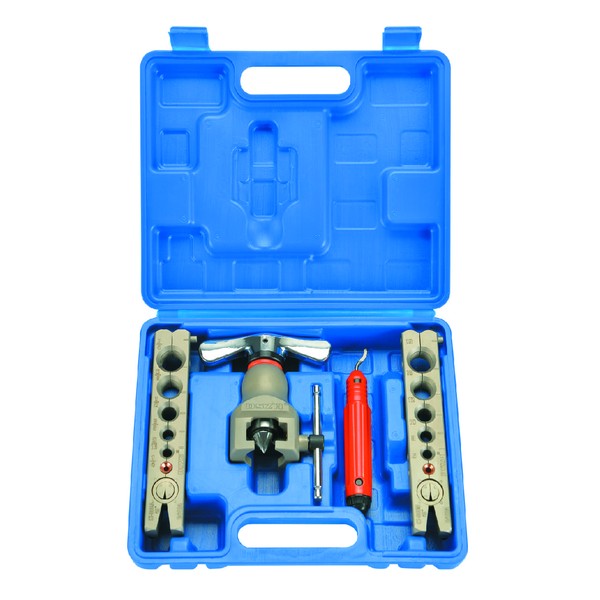 WK-E806AM-L (Электрическая Вальцовка) в кейсе (DSZH) с метрической и дюймовой плашками,труборезом и риммером